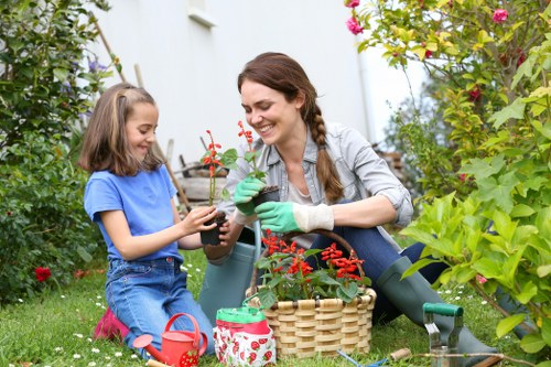 Protected payment processing for landscaping services